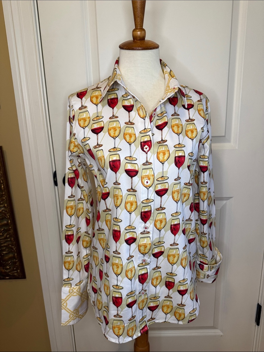 Tizzie Wine Glass Shirt